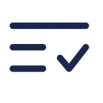 List Check Minimalistic SVG Icon